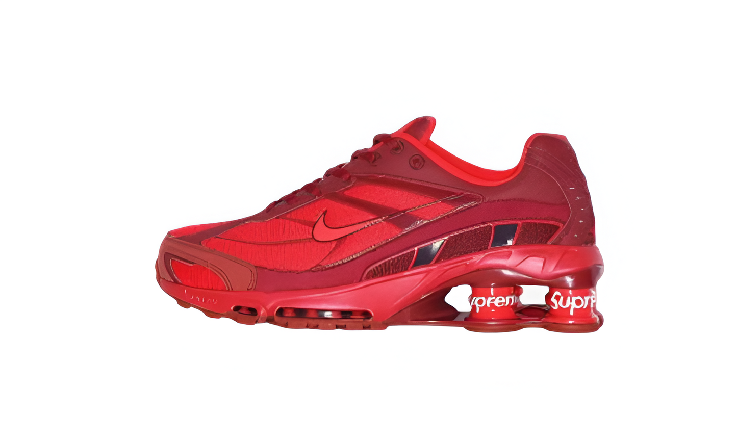 NikeĀ® x SupremeĀ® Shox Ride 2 Red