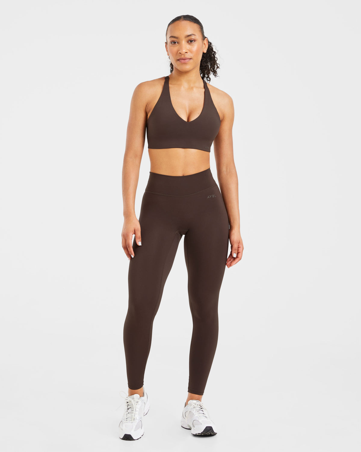 Staple Sports Bra - Coffee Brun
