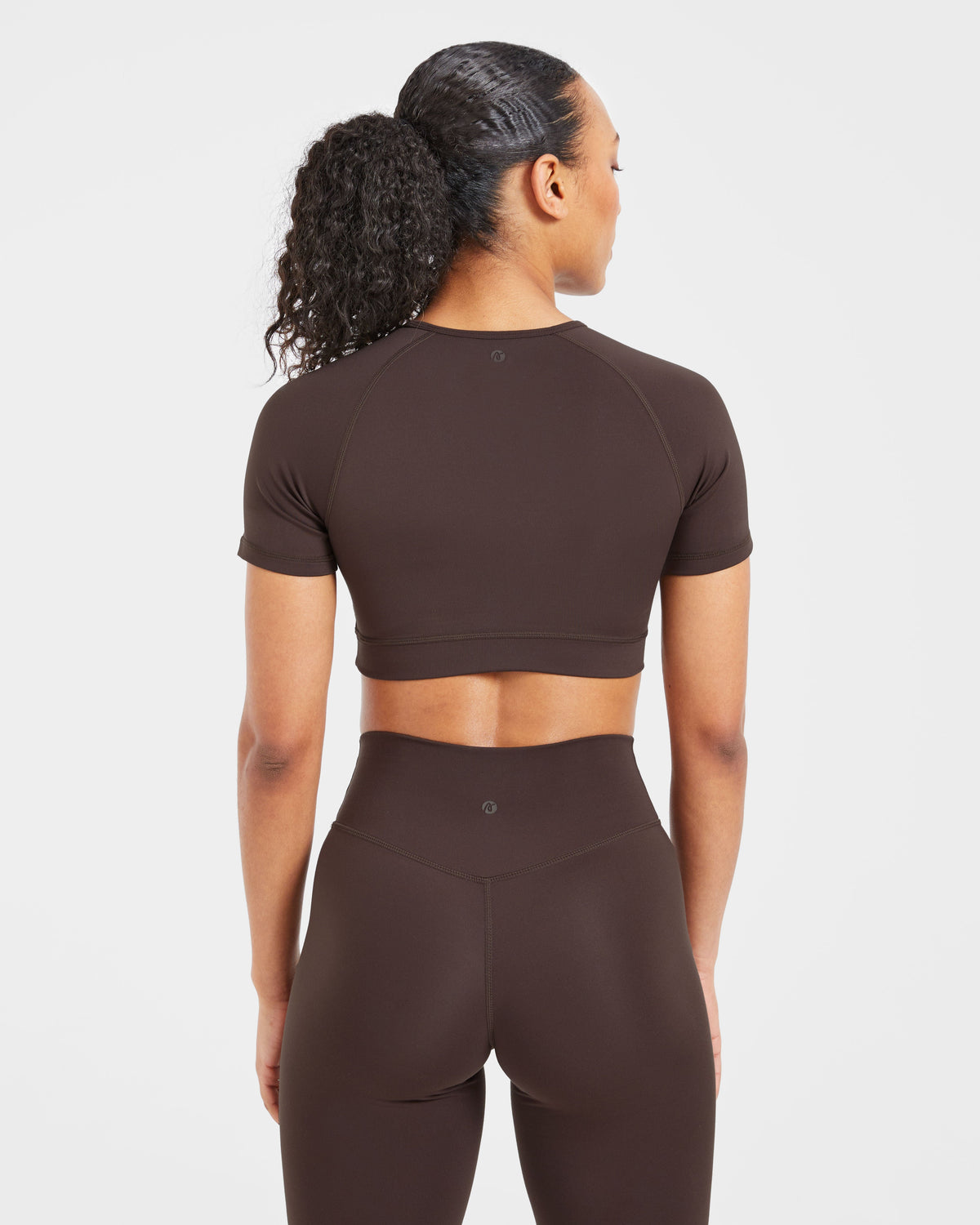 Staple Crop Top - Coffee Brun