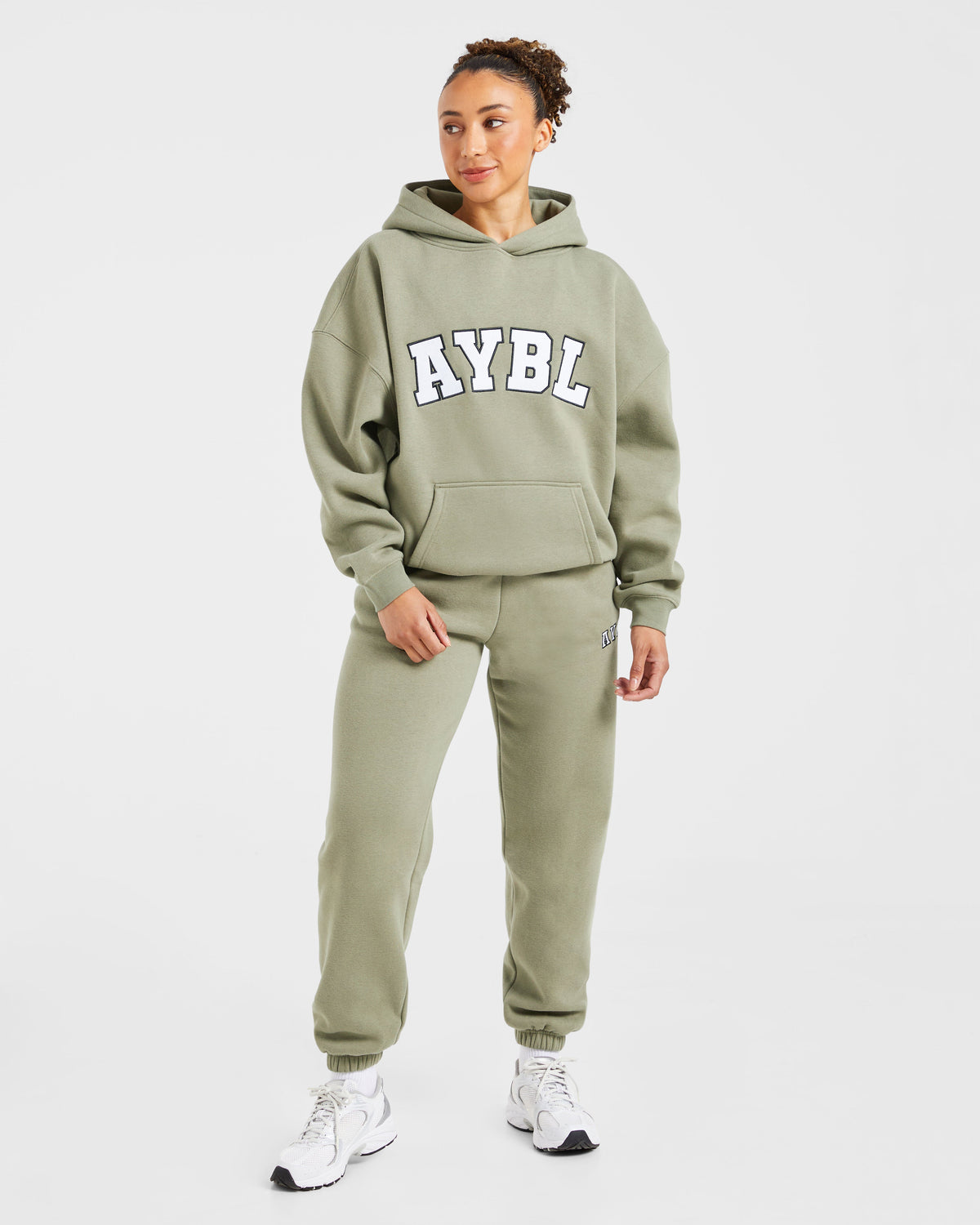 Varsity 2.0 Oversized Hoodie - Muted Olive