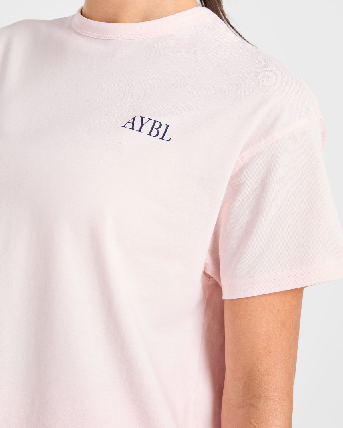 AYBL Sports Club Script Oversized T Shirt - Rose