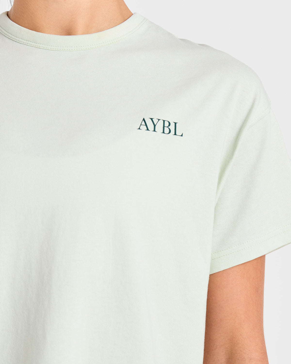 AYBL Sports Club Script Oversized T Shirt - Vert