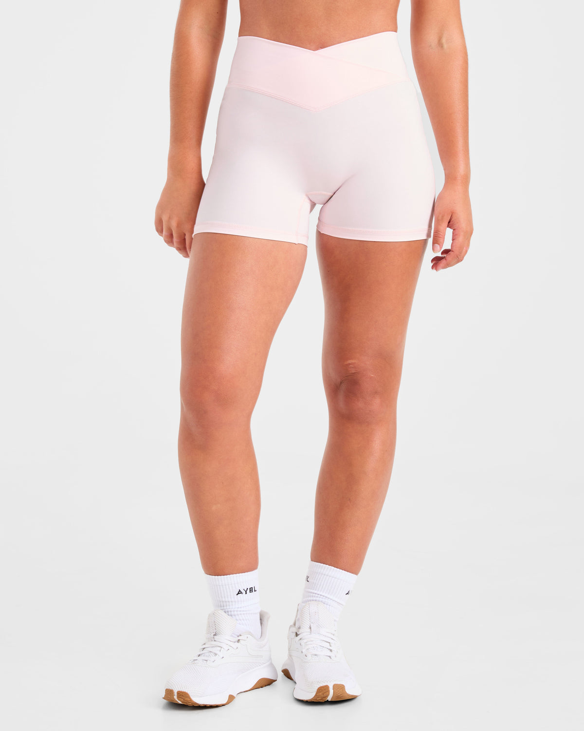 Sculpt Wrap Shorts - Iced Rose