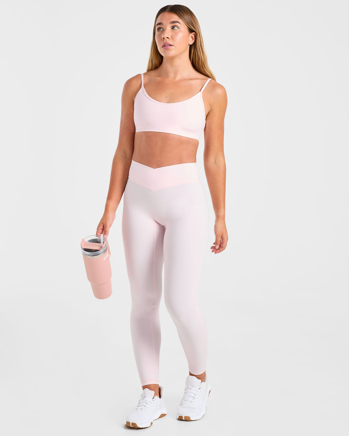 Sculpt Wrap Leggings - Iced Rose