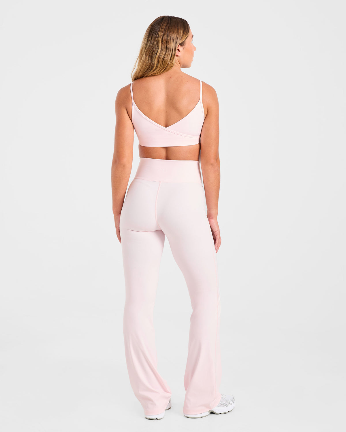Sculpt Wrap Flared Leggings - Iced Rose