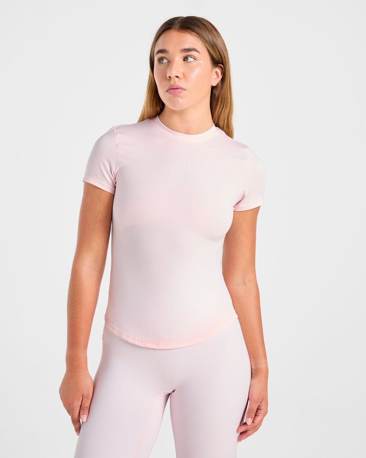 Sculpt T Shirt - Pastel Rose