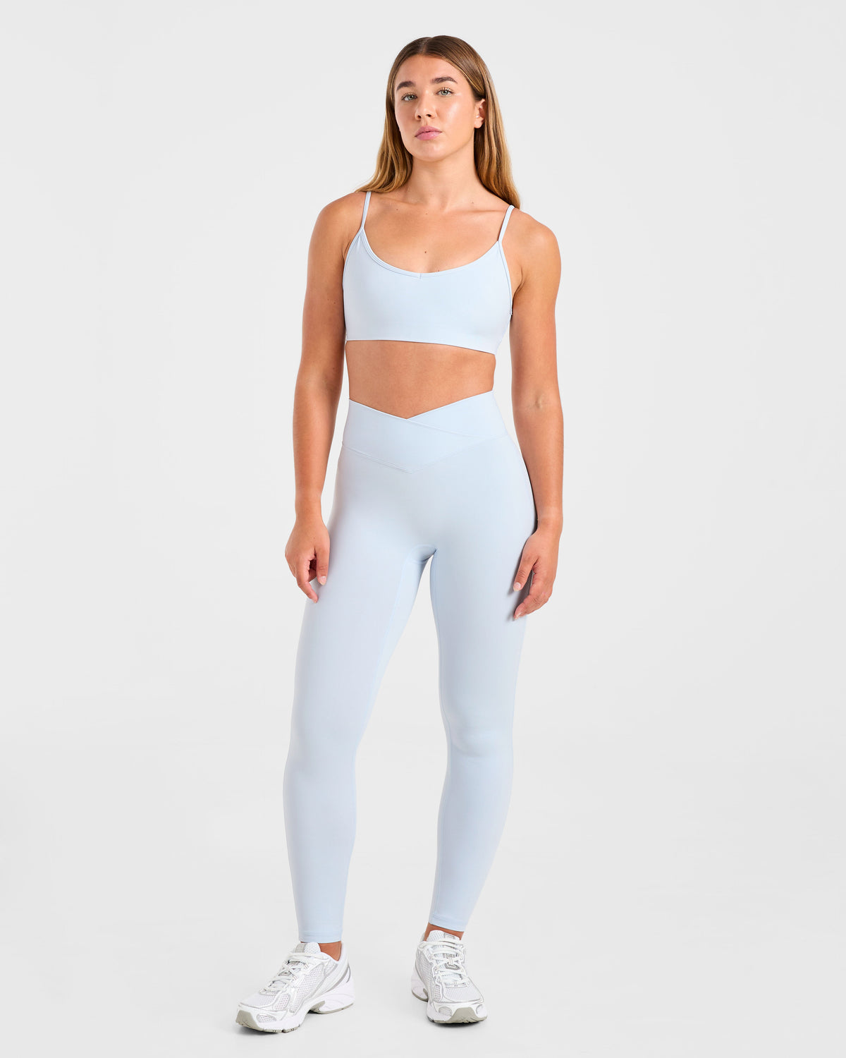 Sculpt Wrap Leggings - Iced Bleu