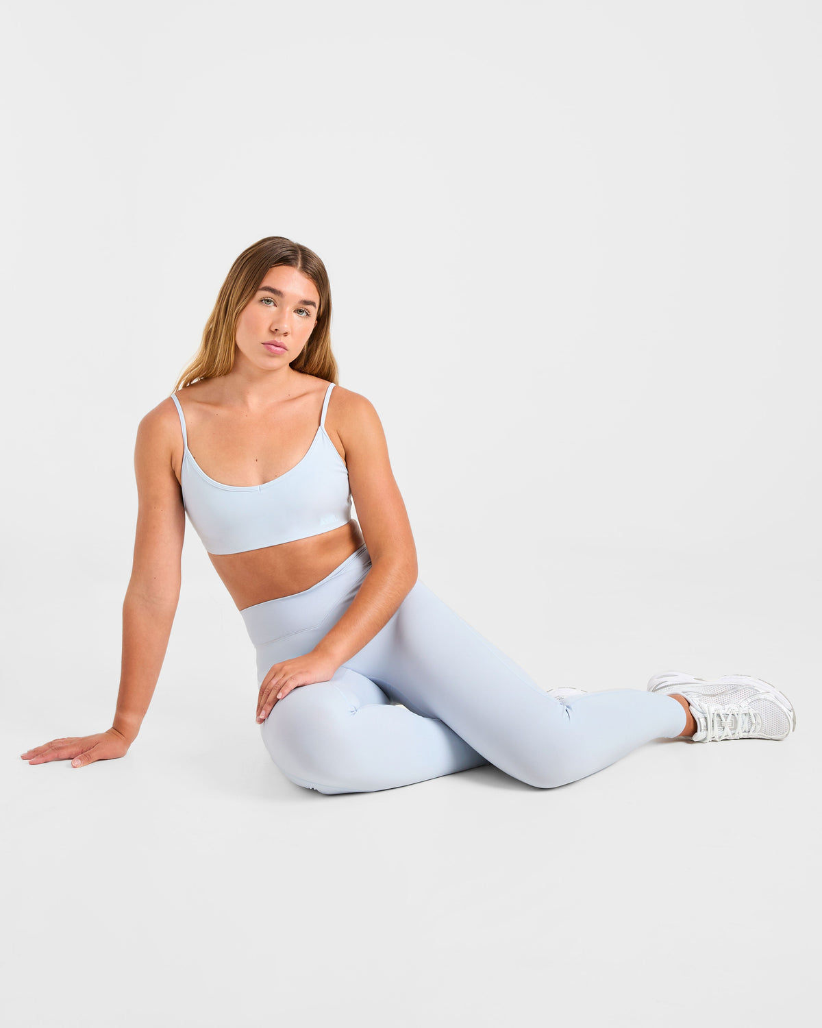Sculpt Wrap Leggings - Iced Bleu