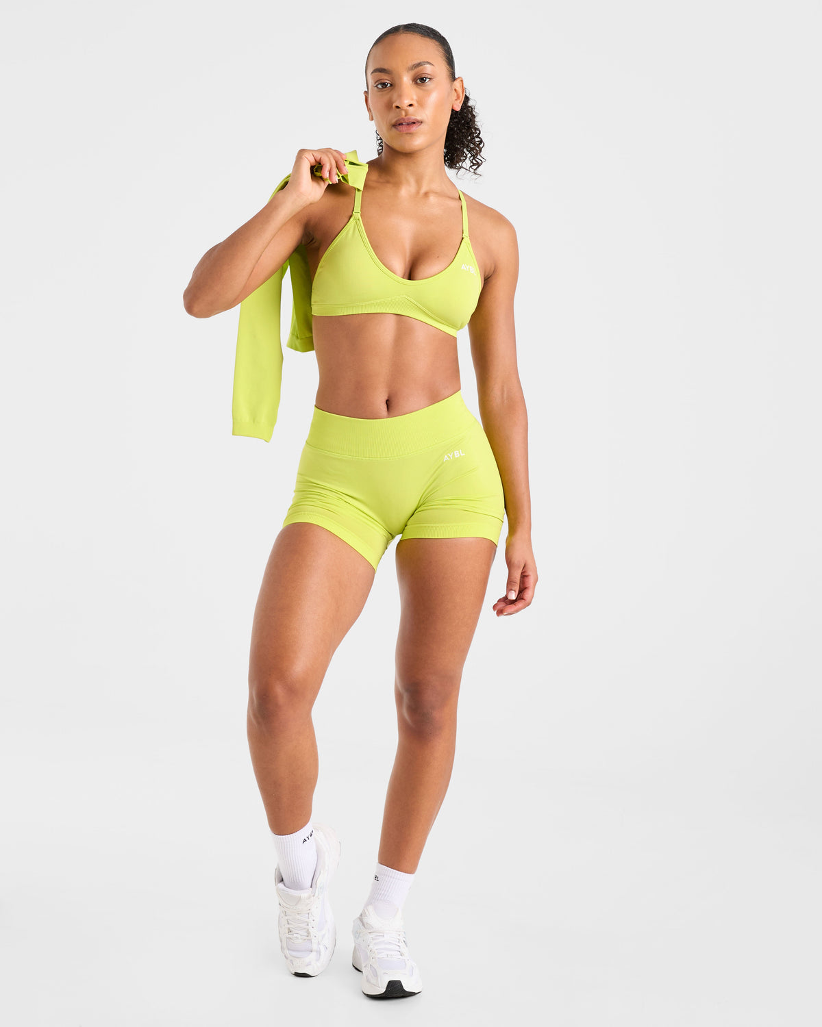 Adapt Seamless Shorts | 4.5" - Lime Vert