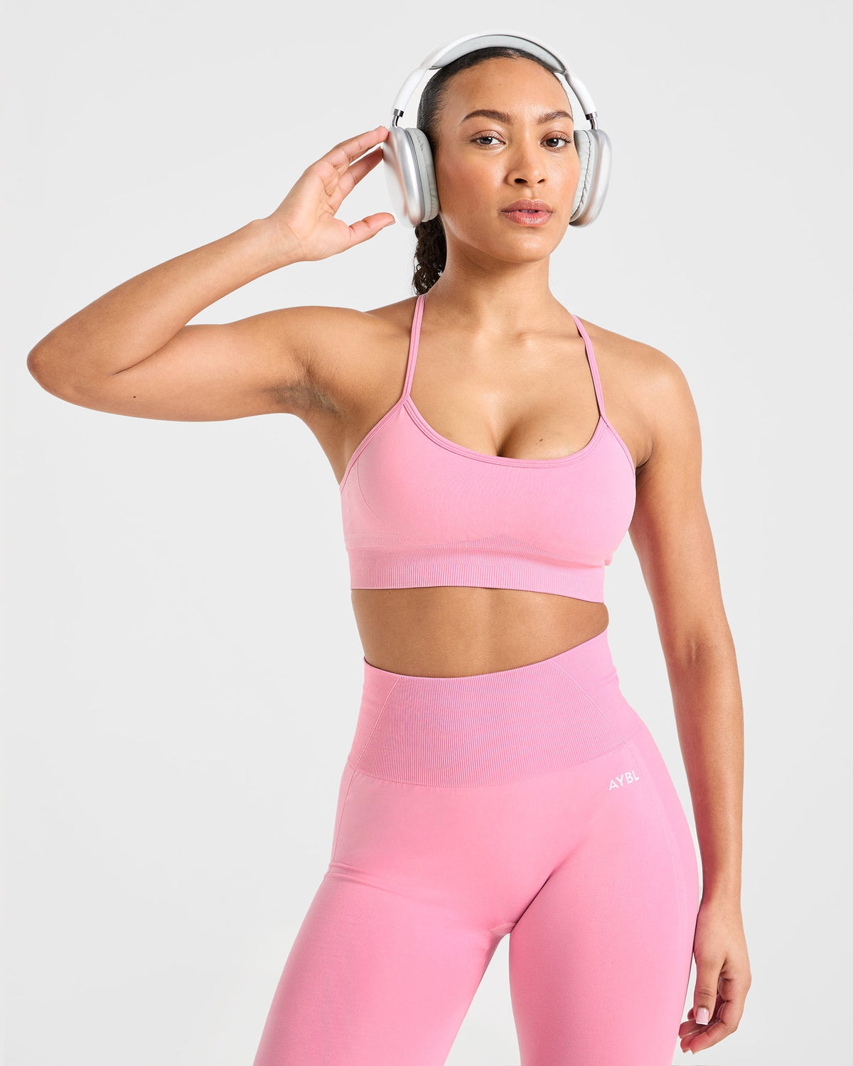 Empower Seamless Sports Bra - Baby Rose
