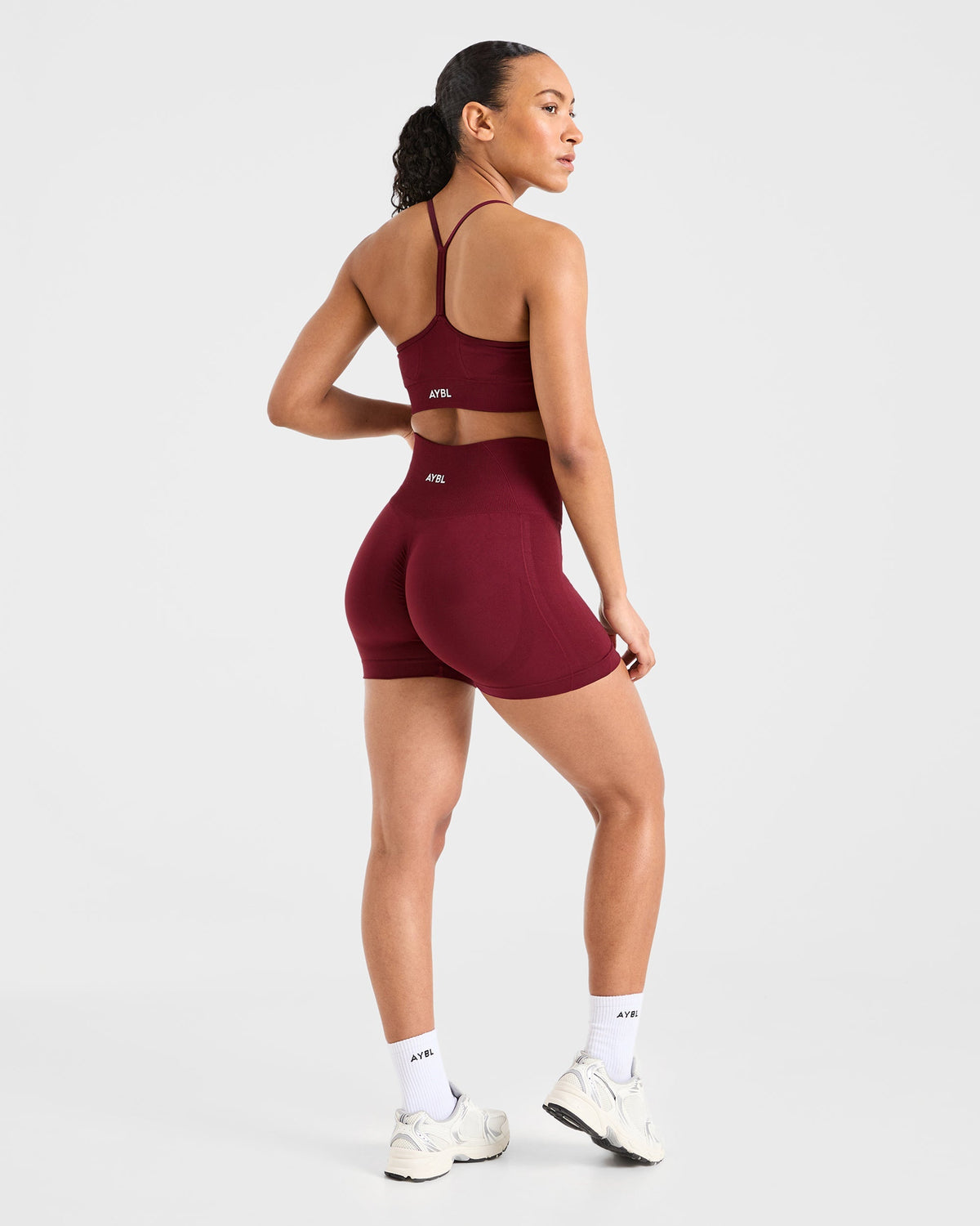 Empower Seamless Shorts - Rouge Wine