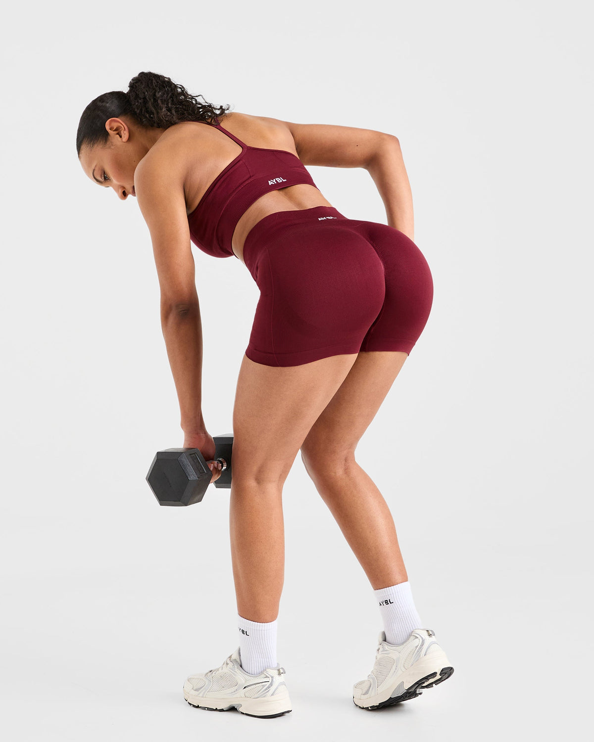 Empower Seamless Shorts - Rouge Wine