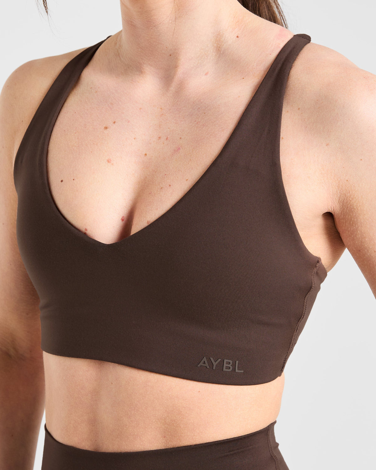 Staple Sports Bra - Marron