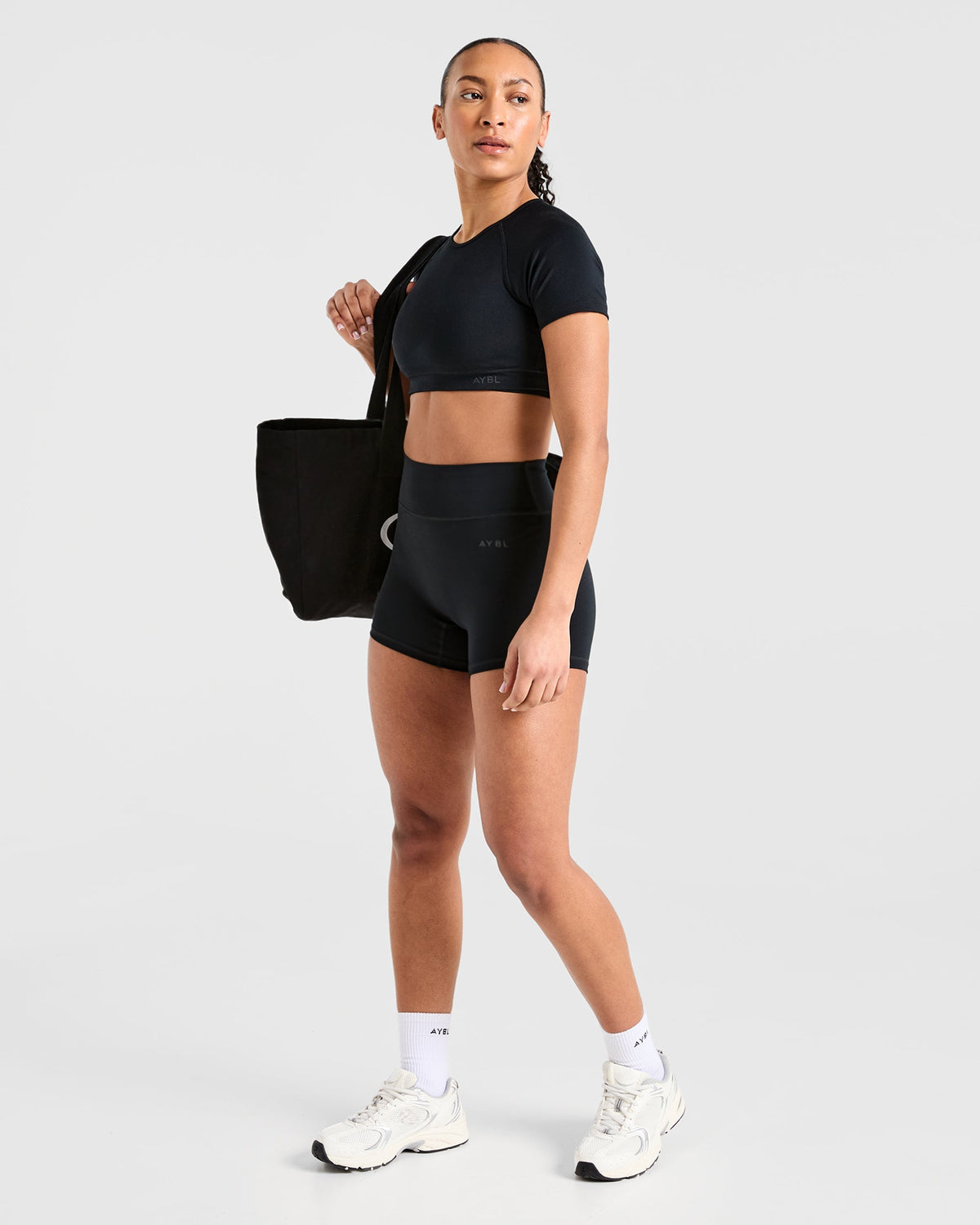 Staple Crop Top - Noir