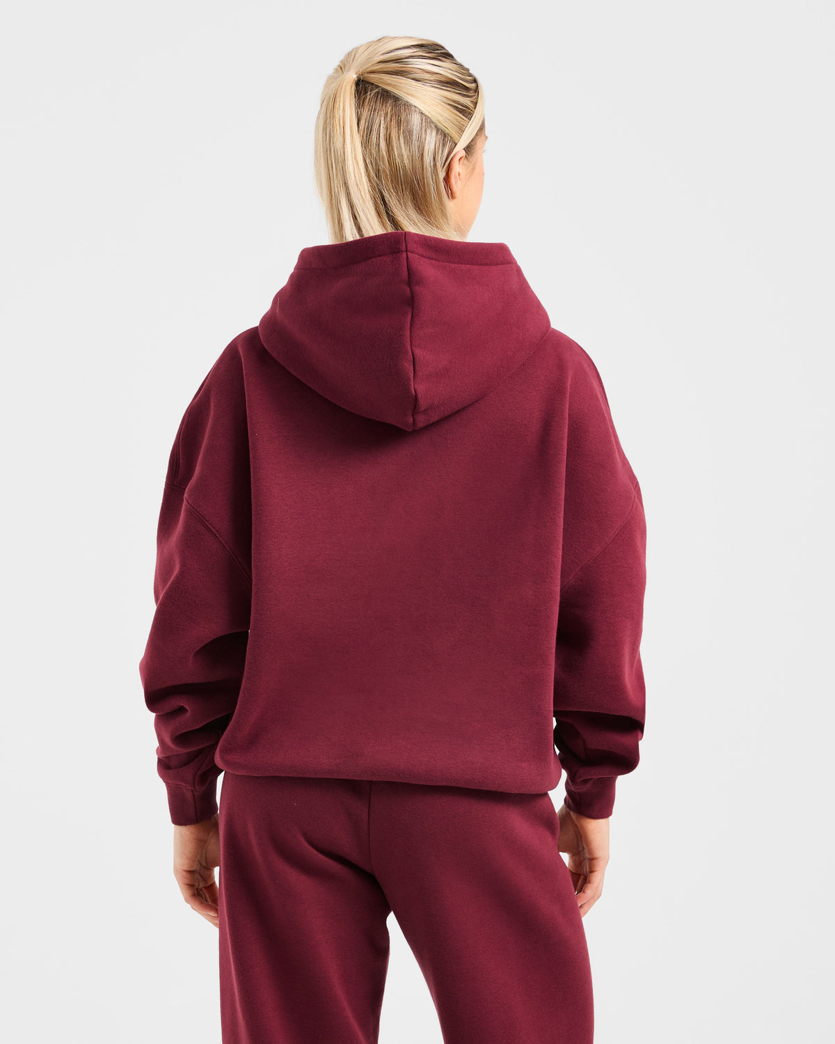 Varsity 2.0 Oversized Hoodie - Rouge Wine