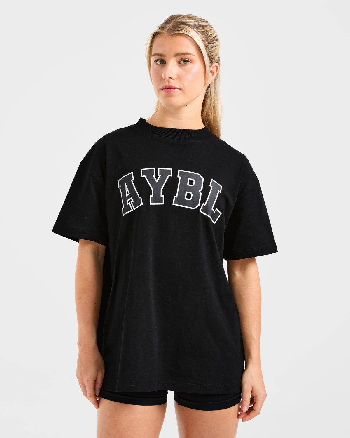 Varsity 2.0 Oversized T Shirt - Noir