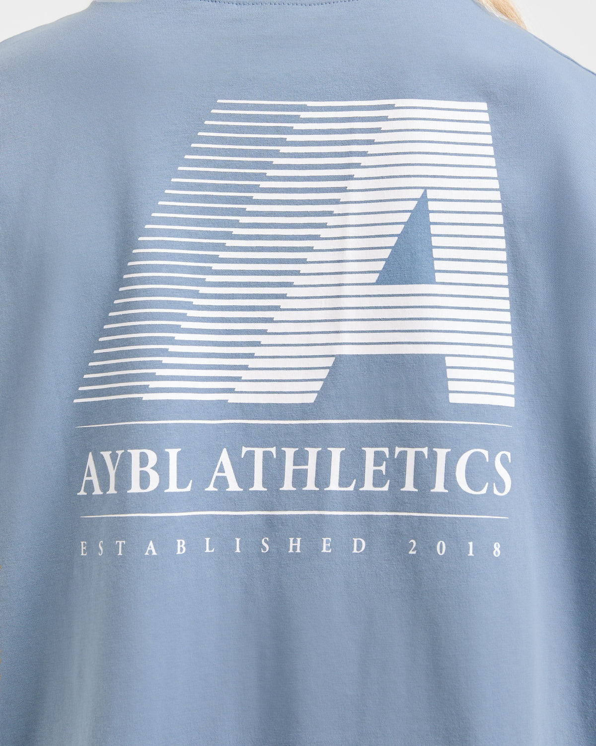 Retro Athletics Oversized T Shirt - Vintage Blue