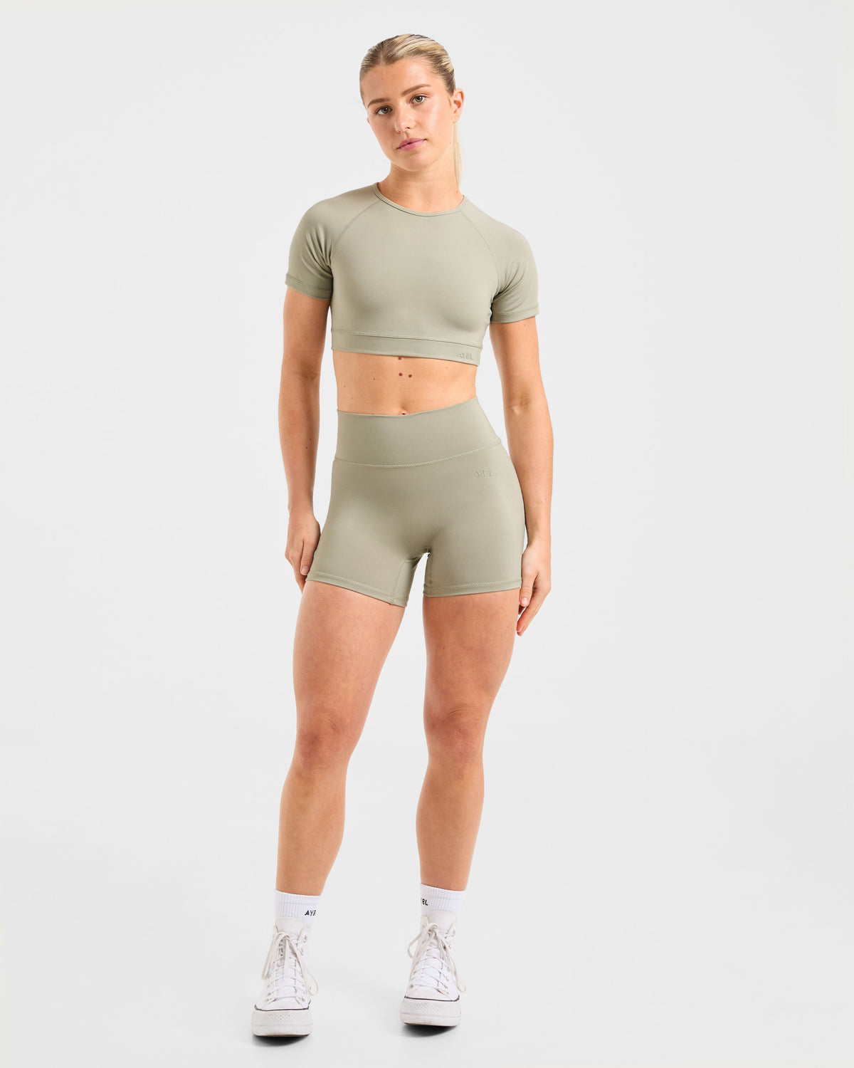 Staple Shorts - Washed Olive