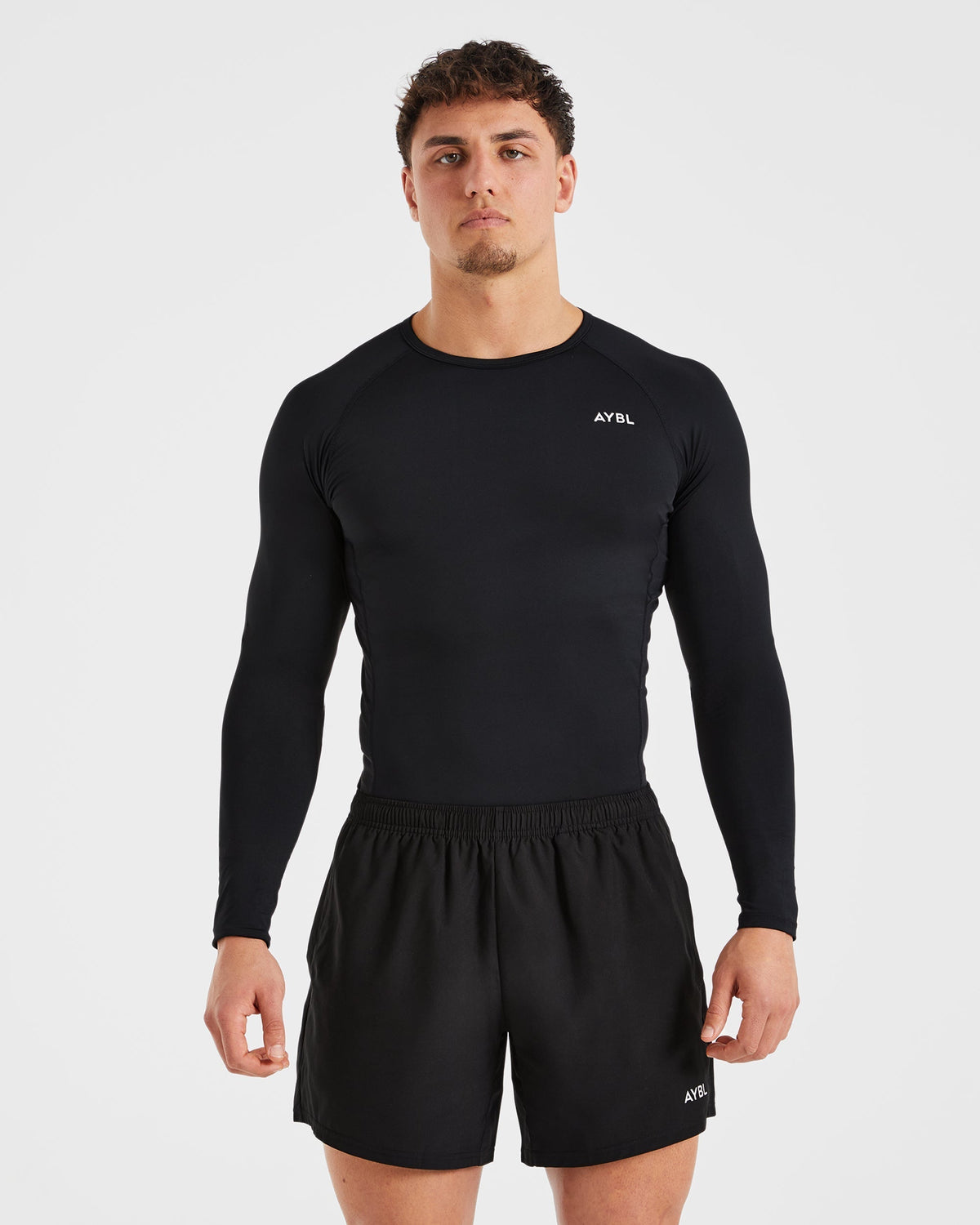 Compression Long Sleeve T Shirt - Noir