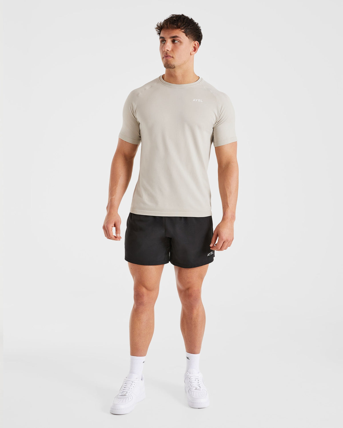 Ascend Seamless T Shirt - Ice Gris