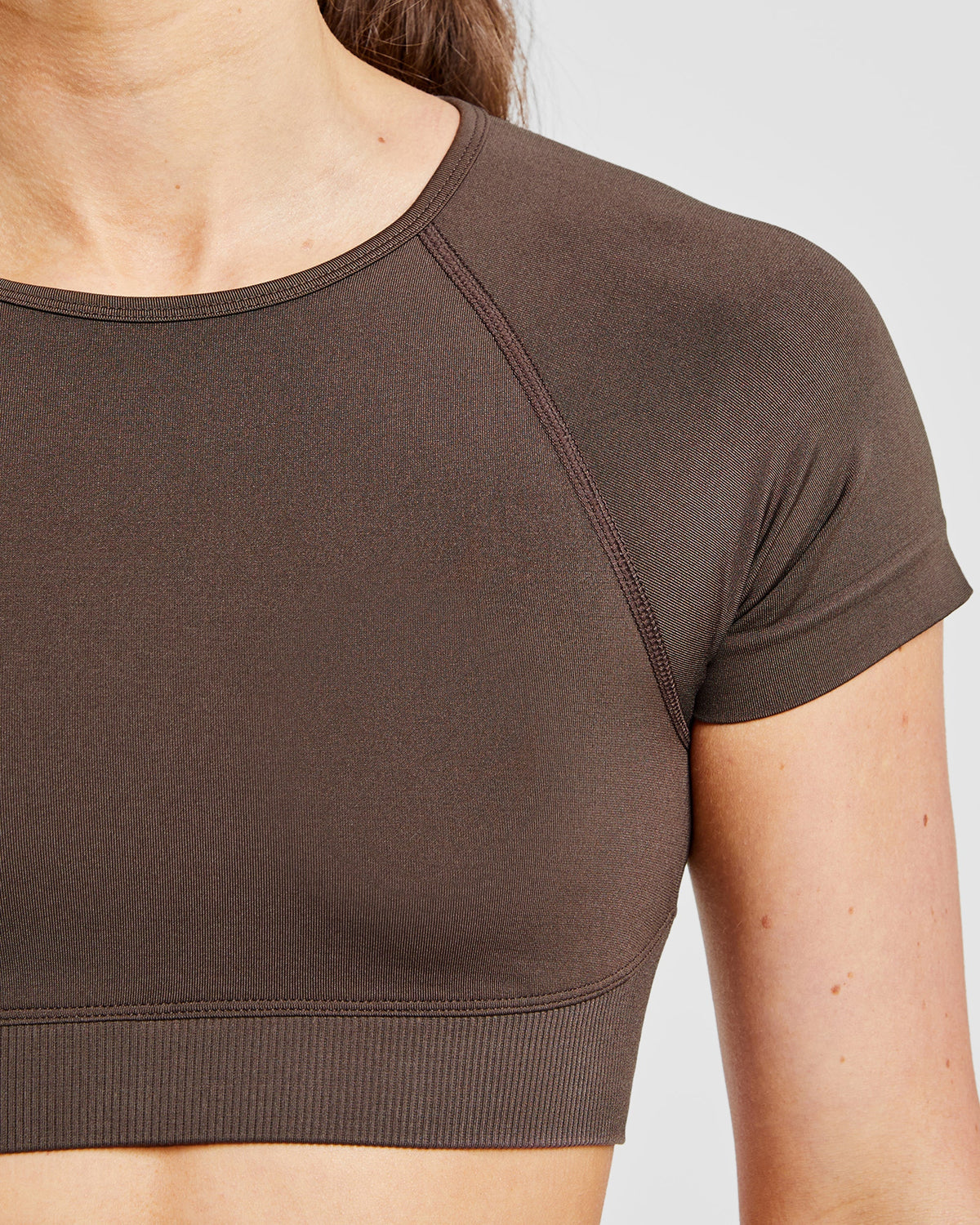 Adapt Seamless Crop Top - Brun