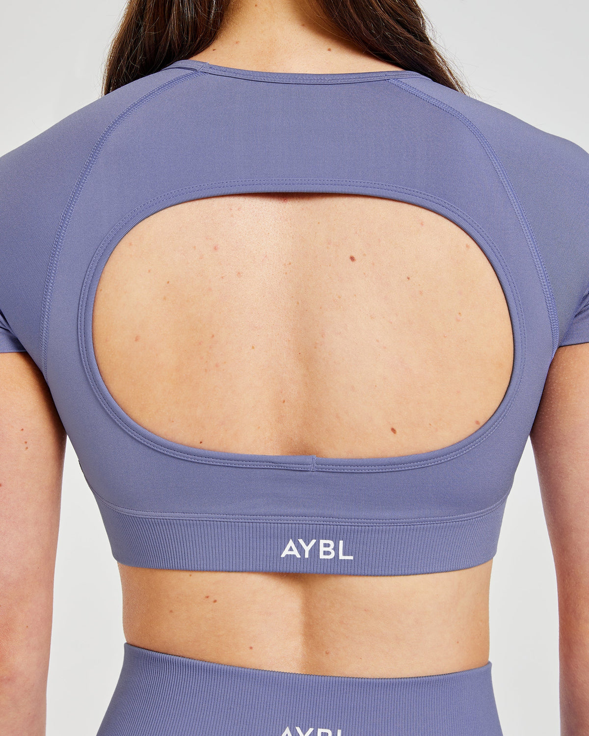 Adapt Seamless Crop Top - Iris Bleu