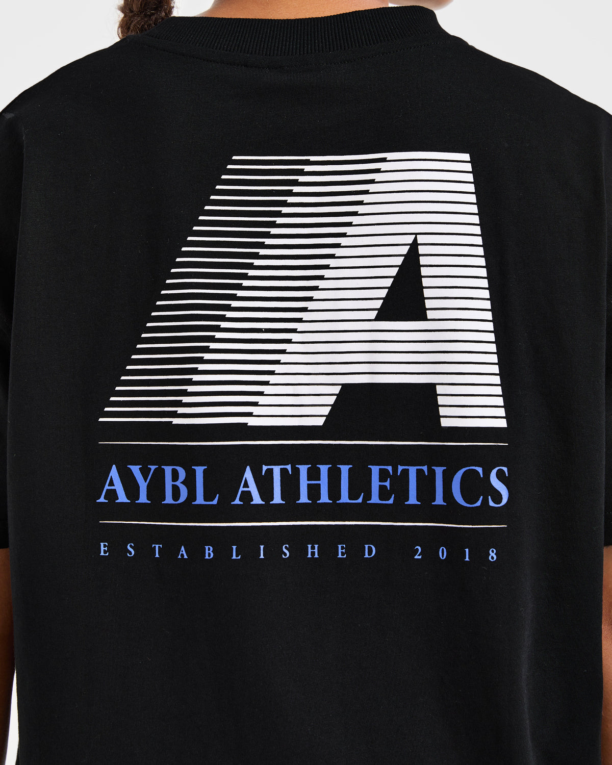 Retro Athletics Oversized T Shirt - Noir