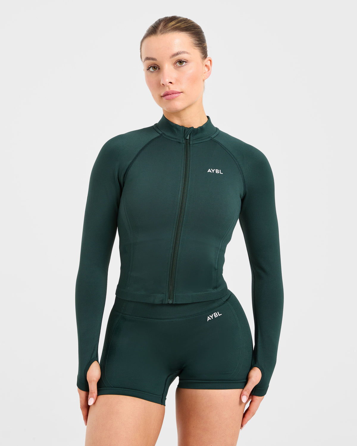 Balance V3 Seamless Zip Jacket - Dark Vert