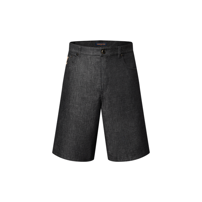Short en chambray