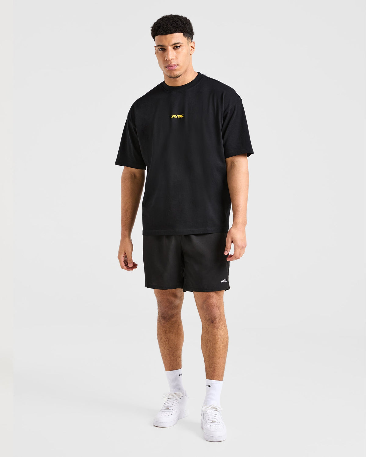 Orbit Oversized T Shirt - Noir/Jaune