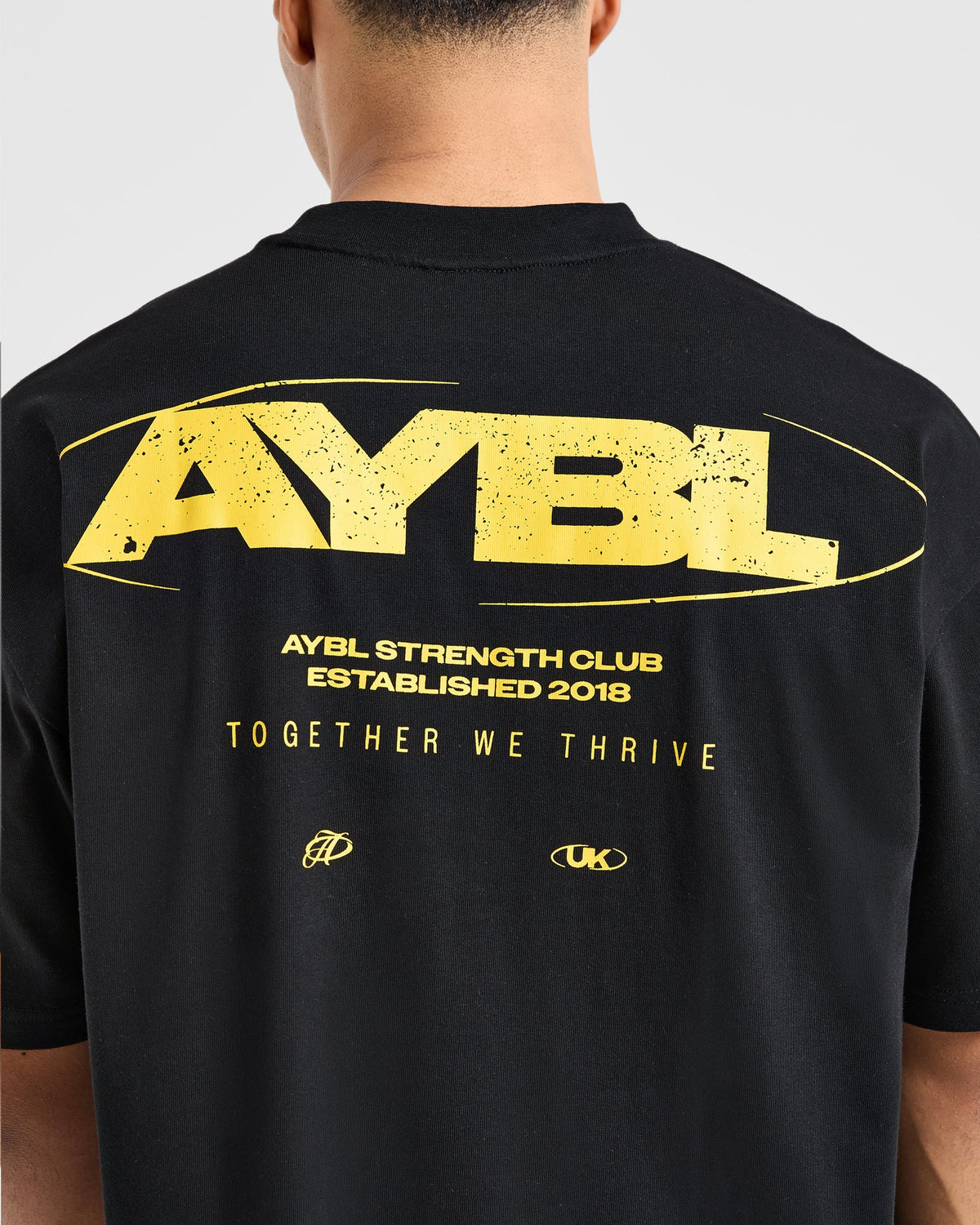 Orbit Oversized T Shirt - Noir/Jaune