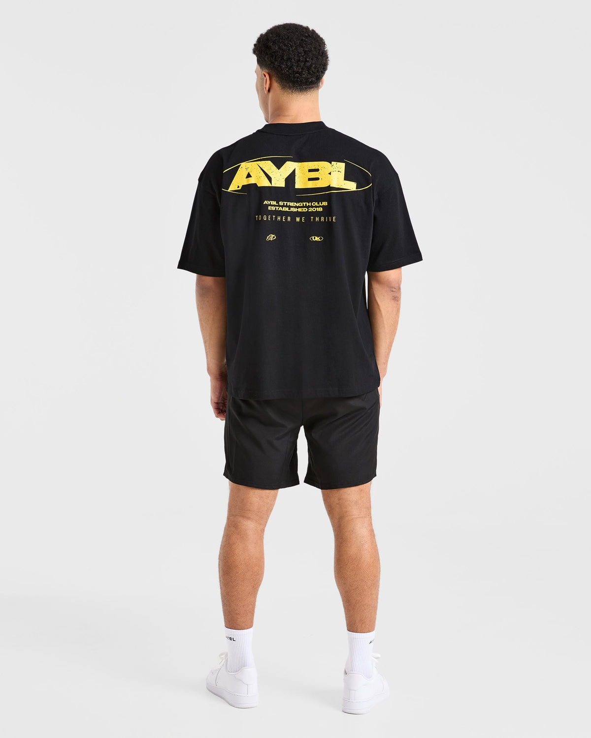 Orbit Oversized T Shirt - Noir/Jaune