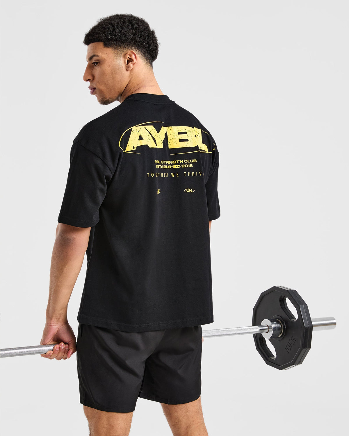 Orbit Oversized T Shirt - Noir/Jaune