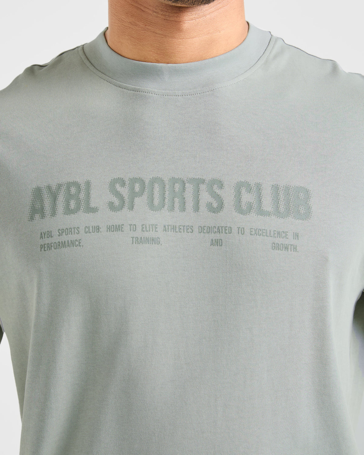 Sports Club Dot Oversized T Shirt - Vert Mist