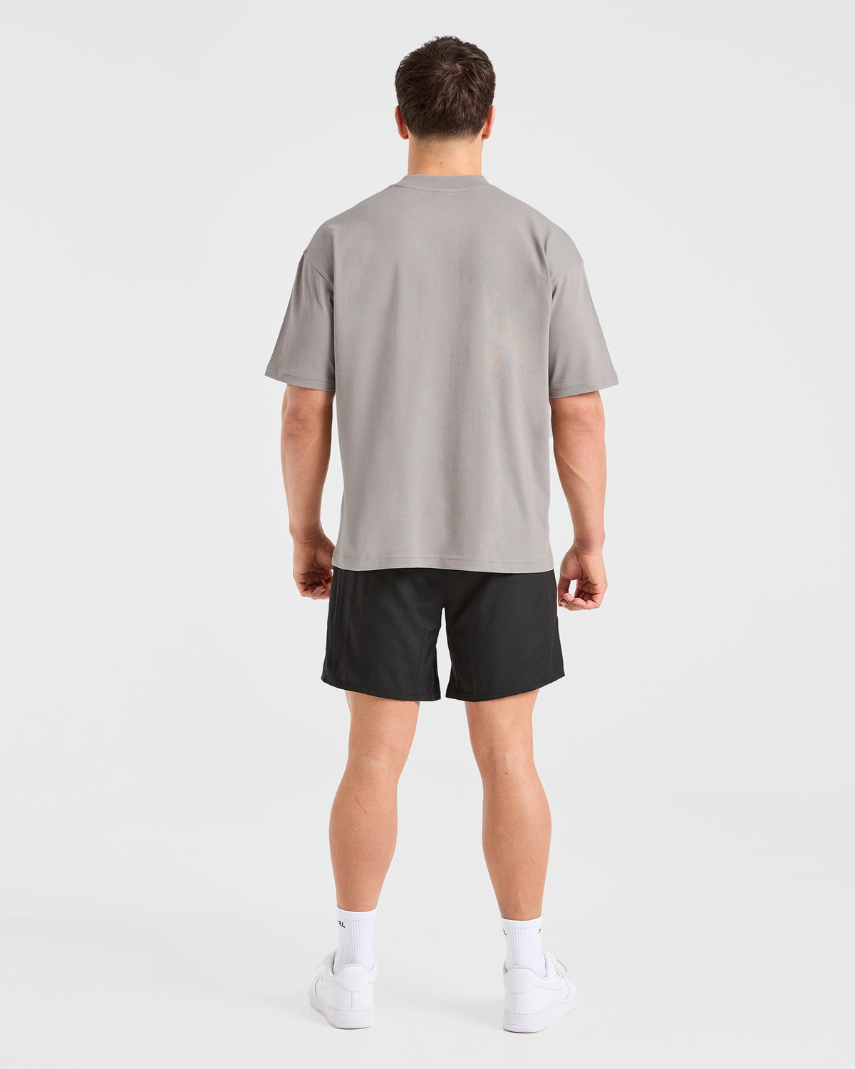 Sports Club Dot Oversized T Shirt - Cloud Gris