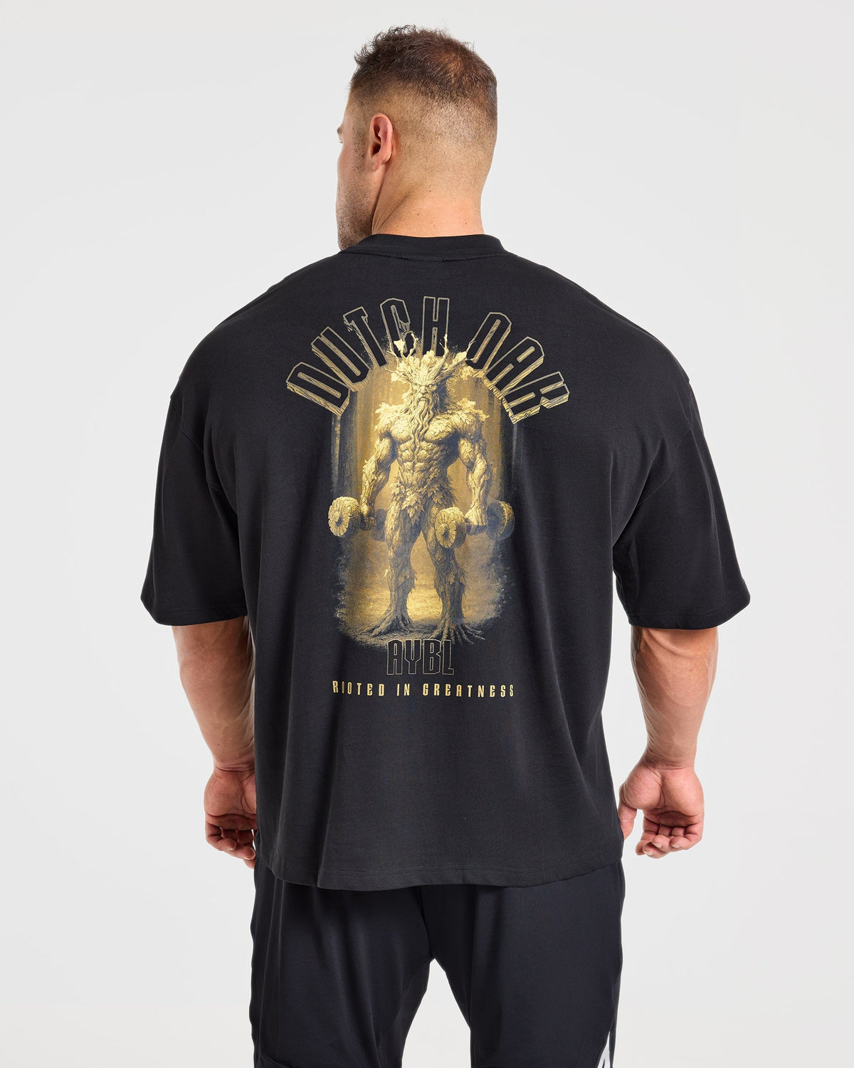 Wesley Vissers x Rooted in Greatness Oversized T Shirt - Noir