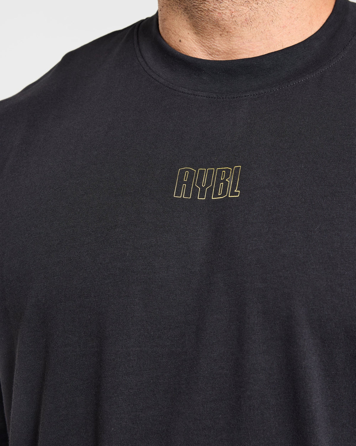Wesley Vissers x Rooted in Greatness Oversized T Shirt - Noir