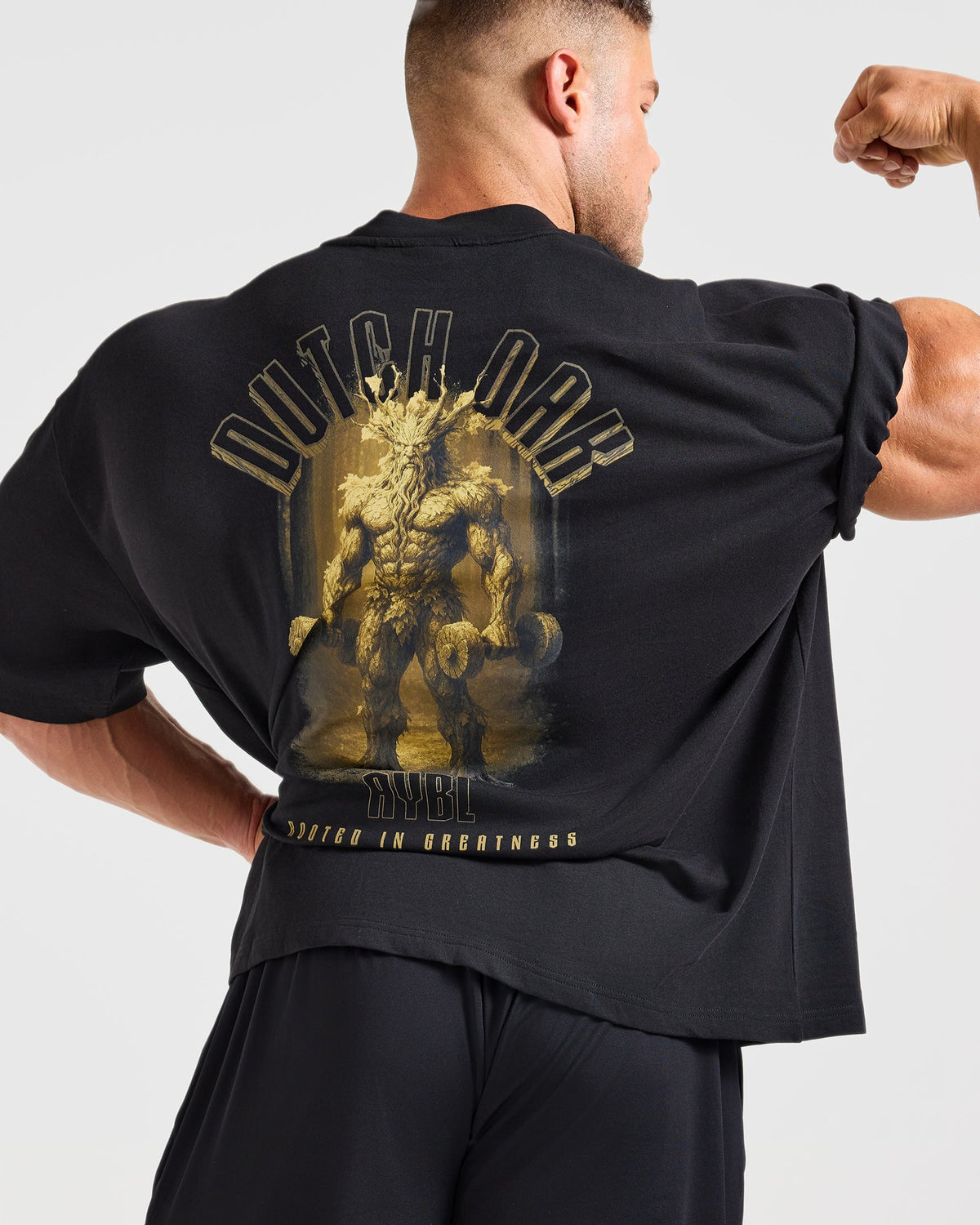 Wesley Vissers x Rooted in Greatness Oversized T Shirt - Noir