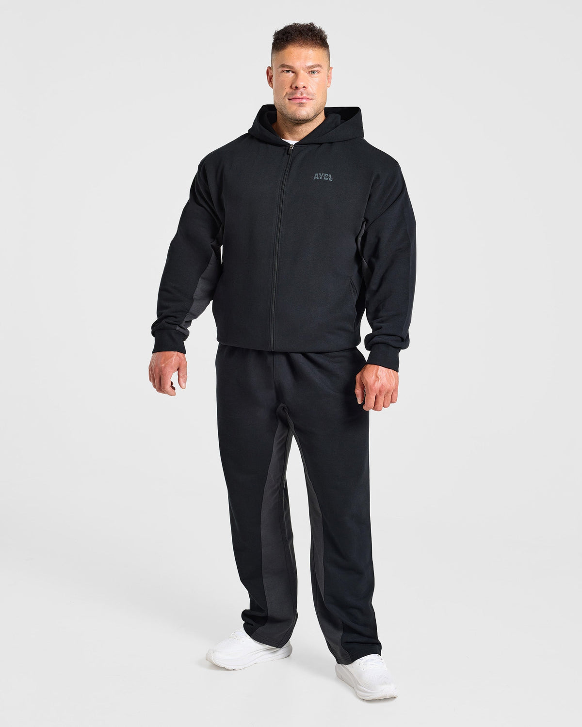 Wesley Vissers x Oversized Zip Up Hoodie - Noir