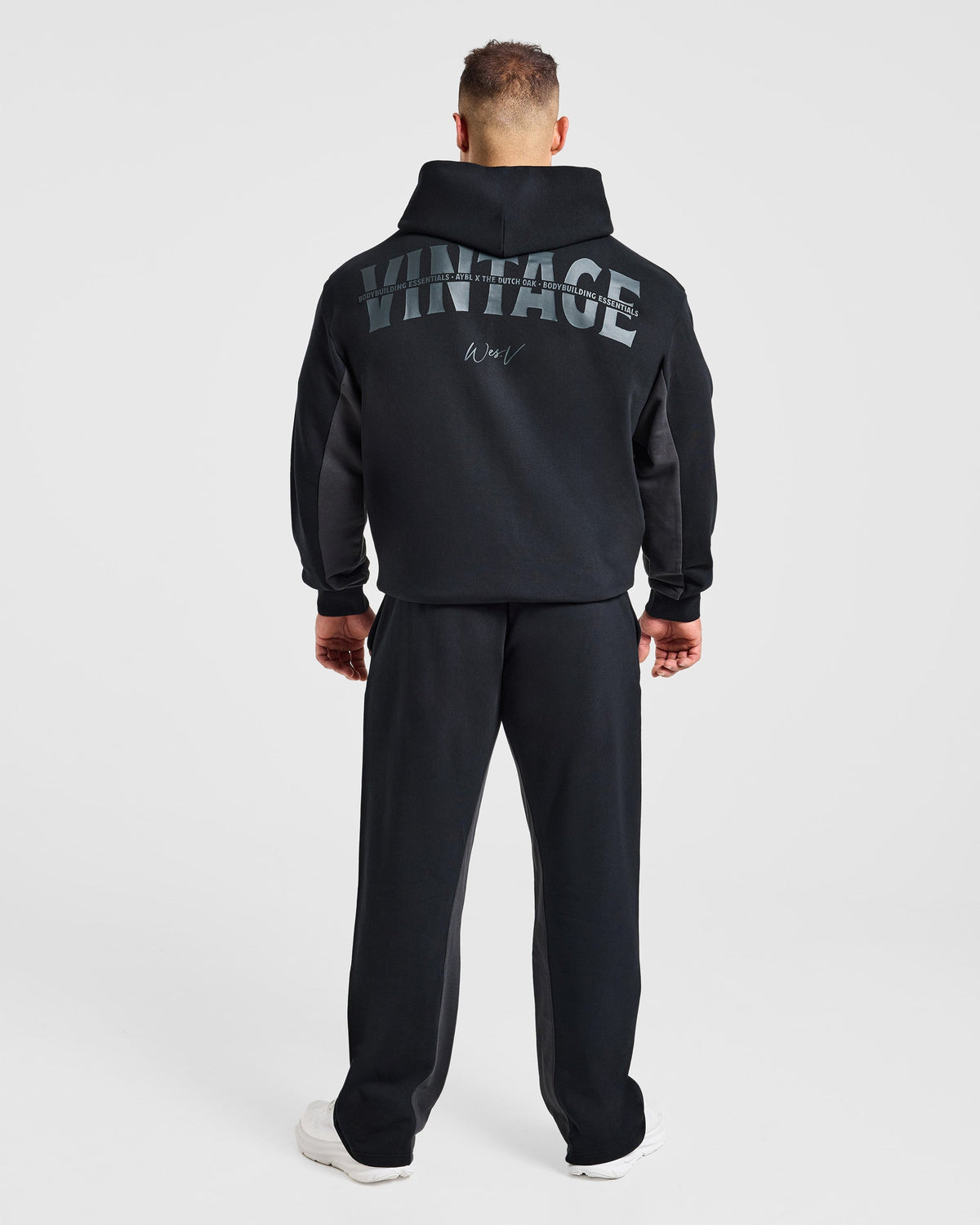 Wesley Vissers x Oversized Zip Up Hoodie - Noir