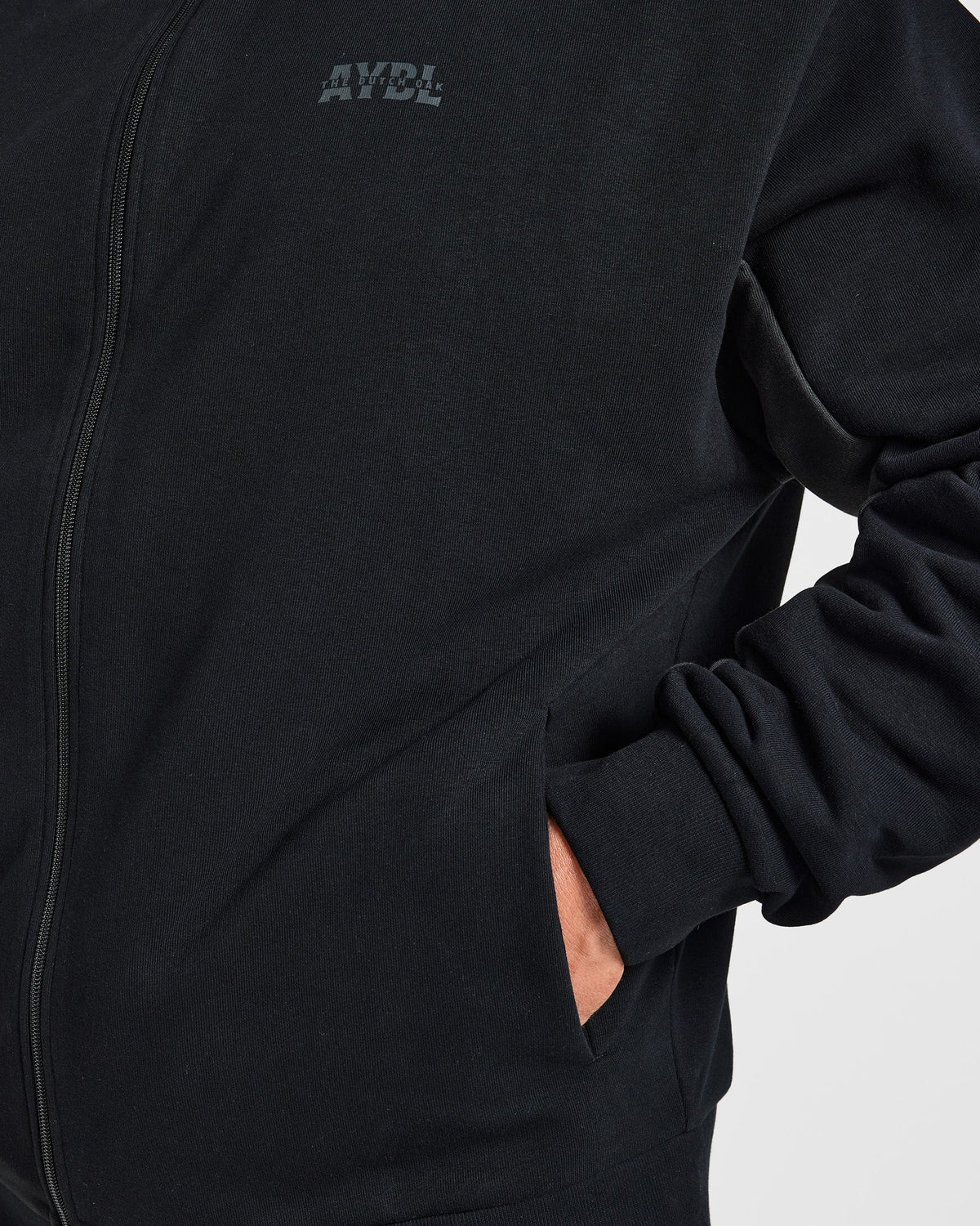 Wesley Vissers x Oversized Zip Up Hoodie - Noir