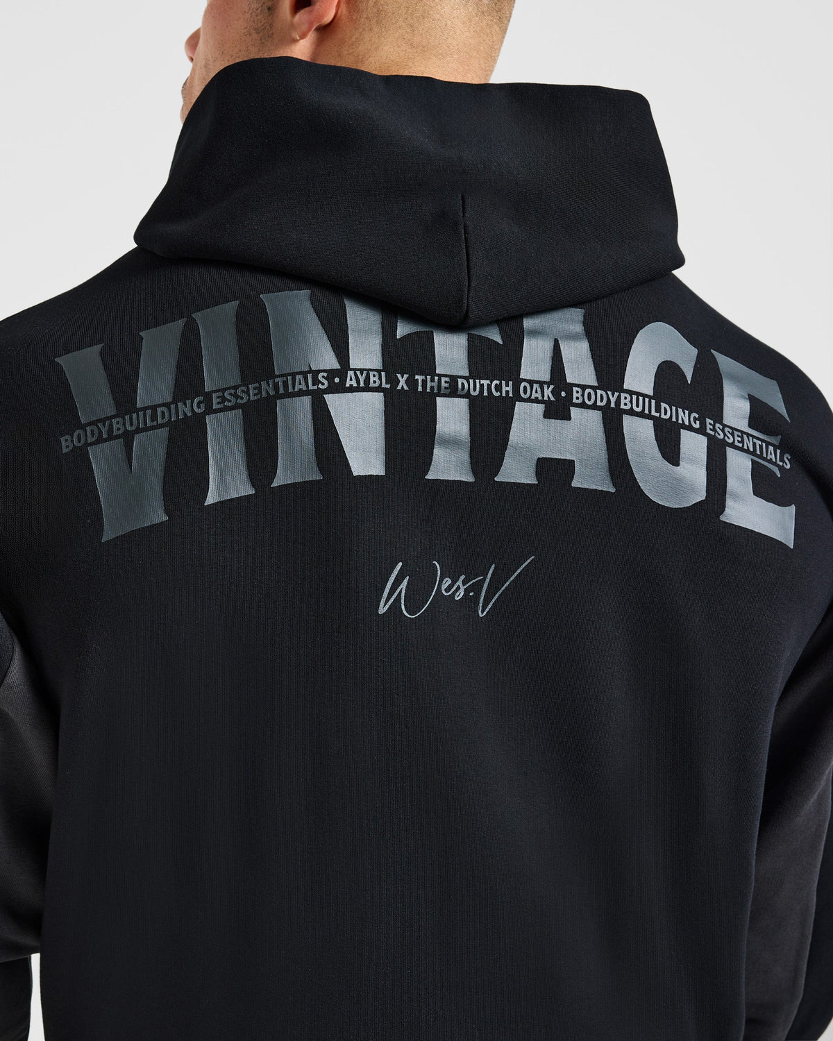 Wesley Vissers x Oversized Zip Up Hoodie - Noir