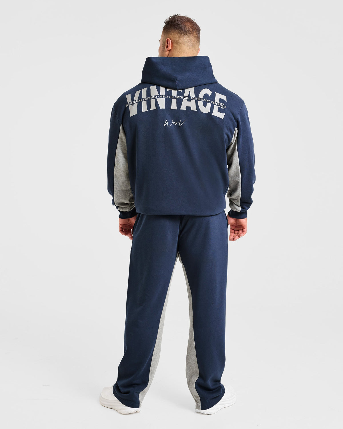 Wesley Vissers x Oversized Straight Leg Joggers - Navy