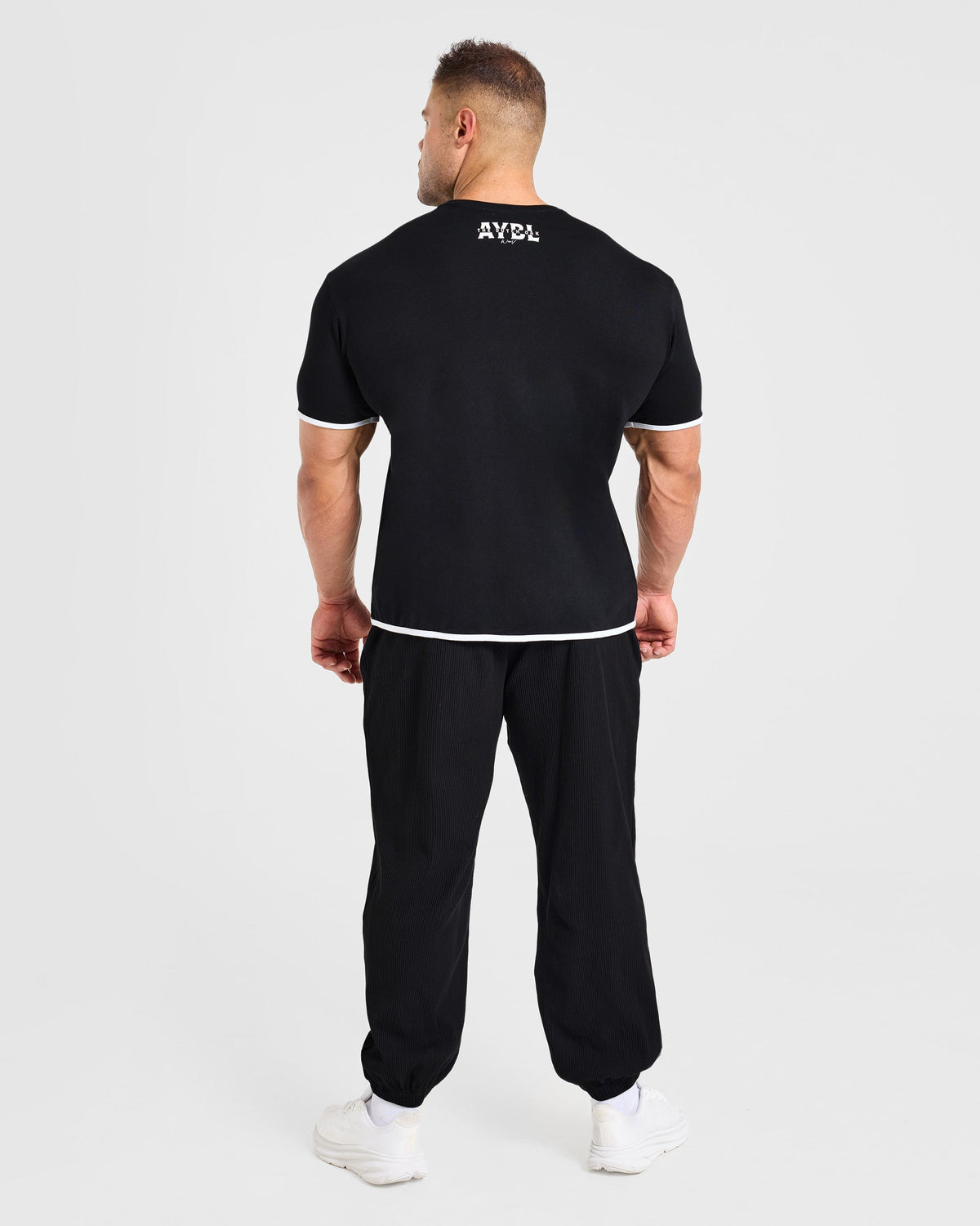 Wesley Vissers x Oversized Ribbed Joggers - Noir