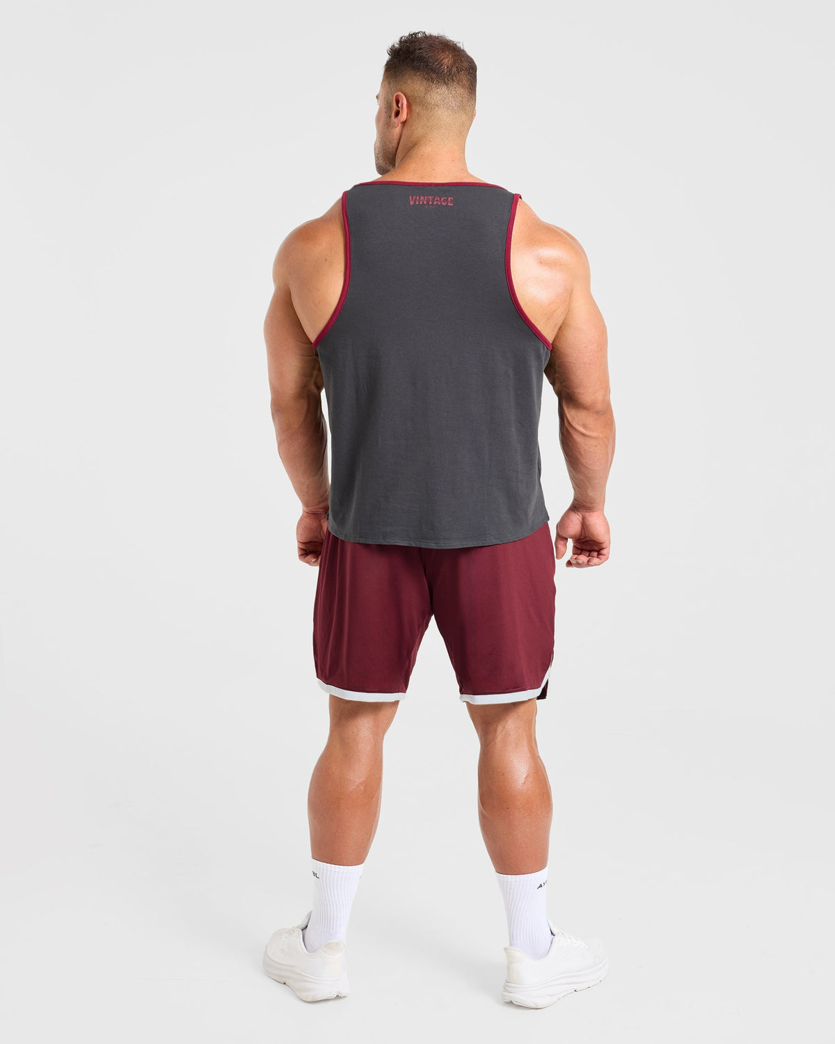 Wesley Vissers x Contrast Tank - Charcoal