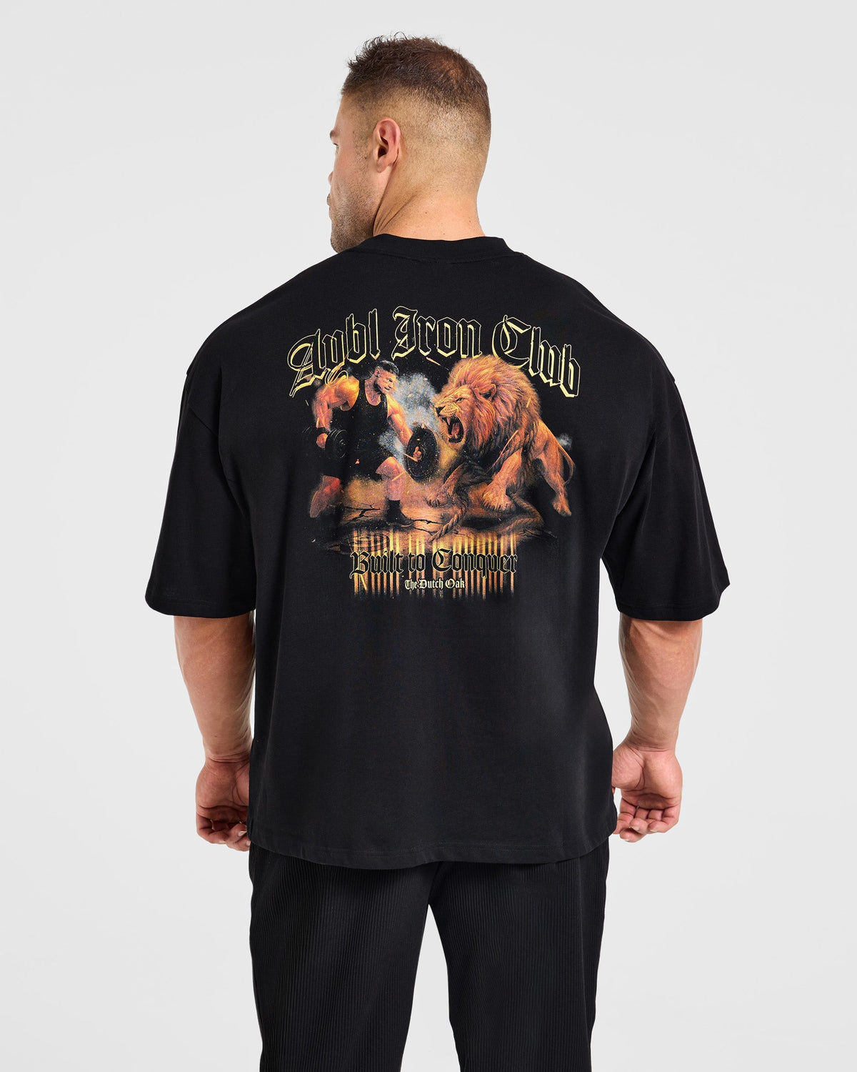Wesley Vissers x Built to Conquer Oversized T Shirt - Noir