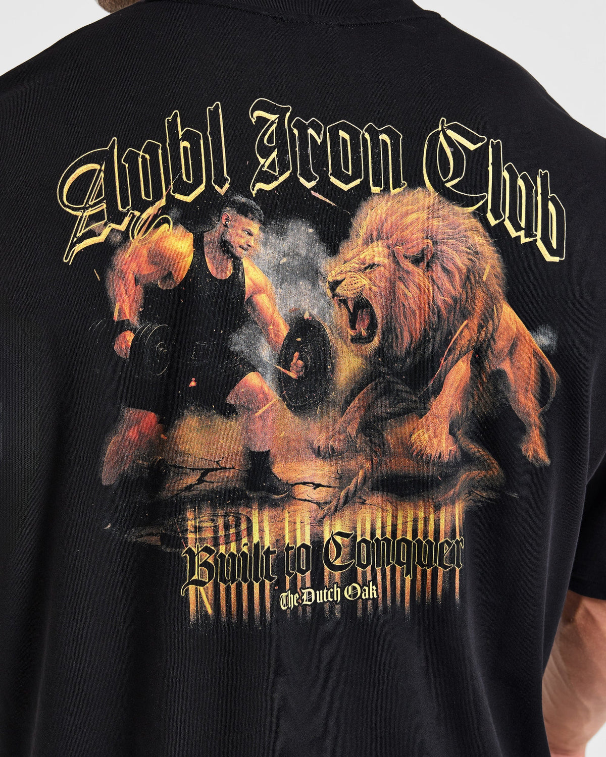 Wesley Vissers x Built to Conquer Oversized T Shirt - Noir