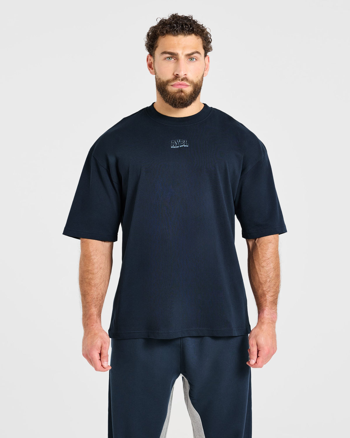 Wesley Vissers x AYBL Iron Works Oversized T Shirt - Navy