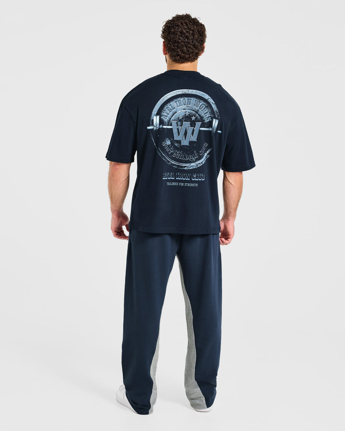 Wesley Vissers x AYBL Iron Works Oversized T Shirt - Navy