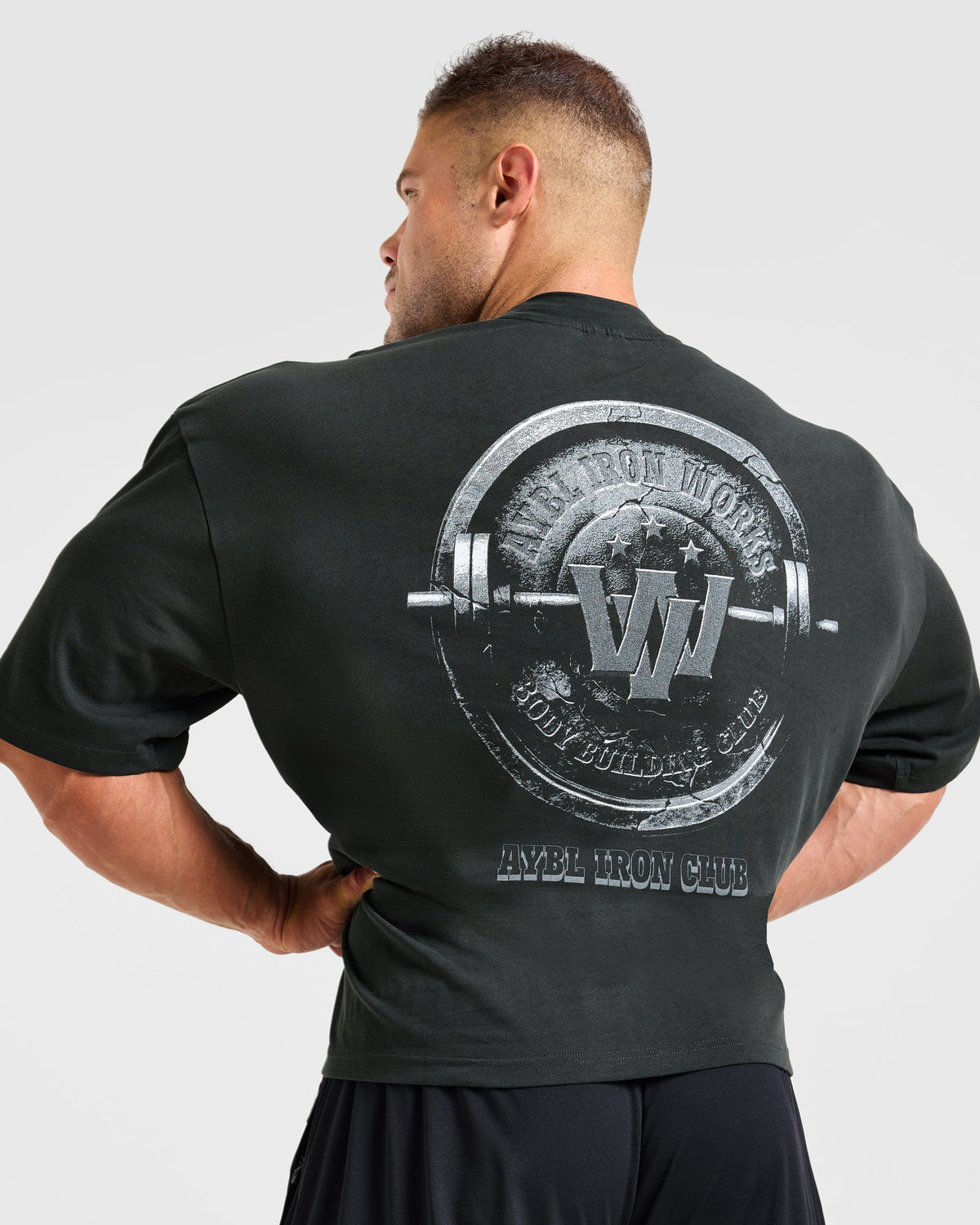 Wesley Vissers x AYBL Iron Works Oversized T Shirt - Gris
